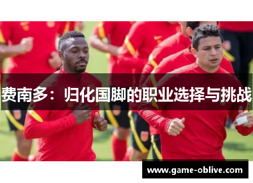 费南多：归化国脚的职业选择与挑战